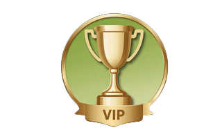 Gold-Lime VIP-Abzeichen f&uuml;r Level 3 Quarter-Final bei Golazzo