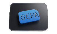 SEPA Instant Logo f&uuml;r schnelle Bank&uuml;berweisungen bei Golazzo