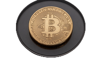 Bitcoin Symbol als Krypto-Zahlung im Golazzo Casino